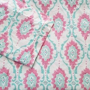 Pottery Barn Kids PBK "Trisha Trellis" twin duvet